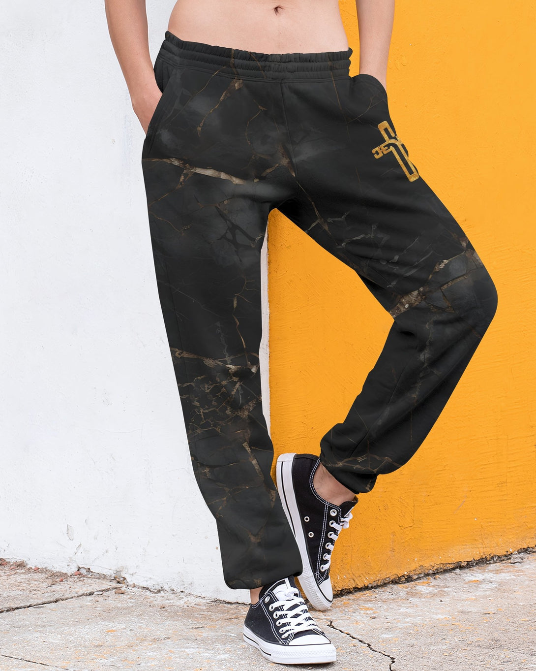 Death Could Not Hold Him All Over Print Jogger Pants - Christ Color