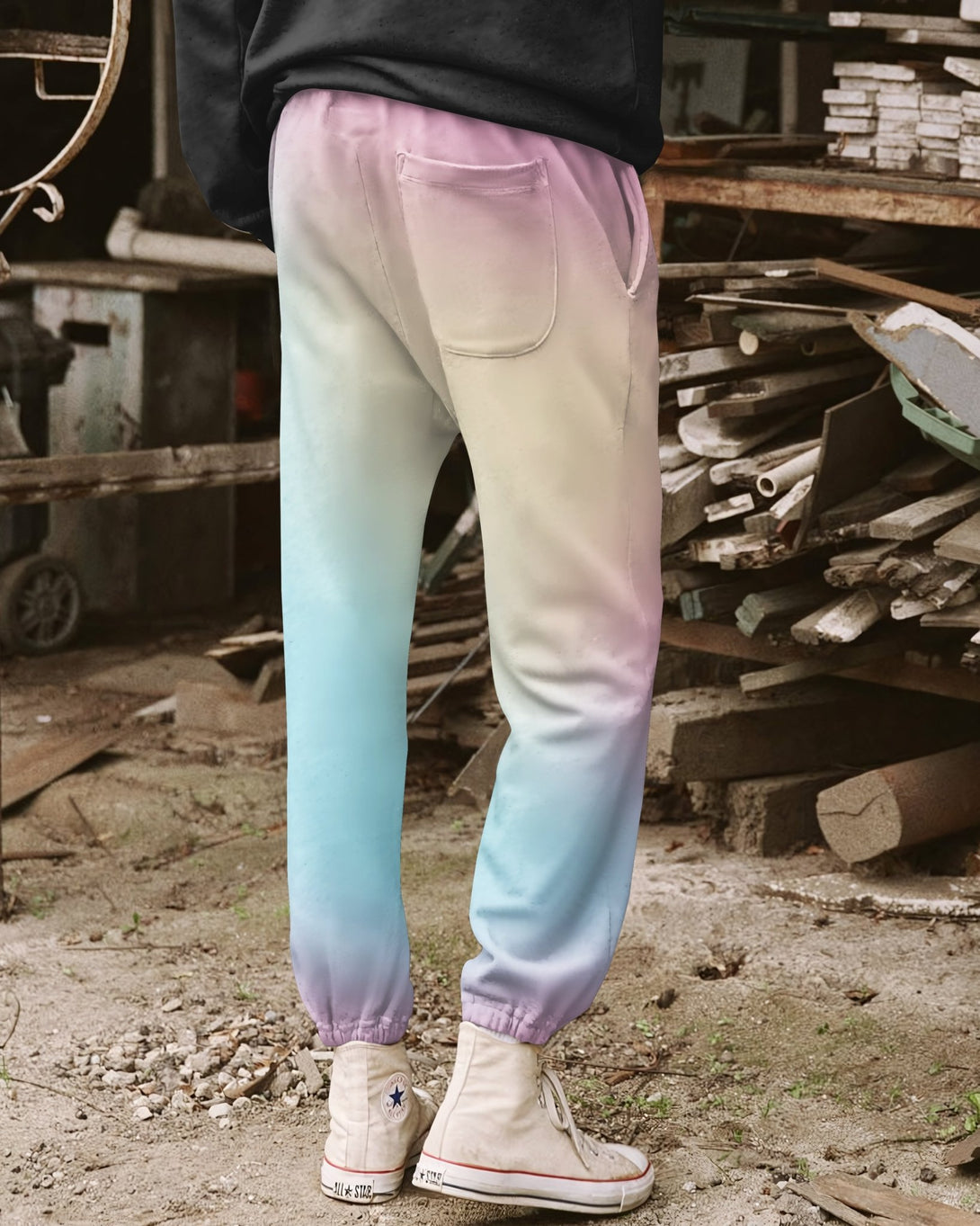 Butterfly Faith Hope Love All Over Print Jogger Pants - Christ Color