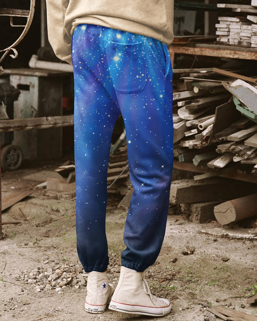 Faith Can Move Mountains All Over Print Jogger Pants - Christ Color