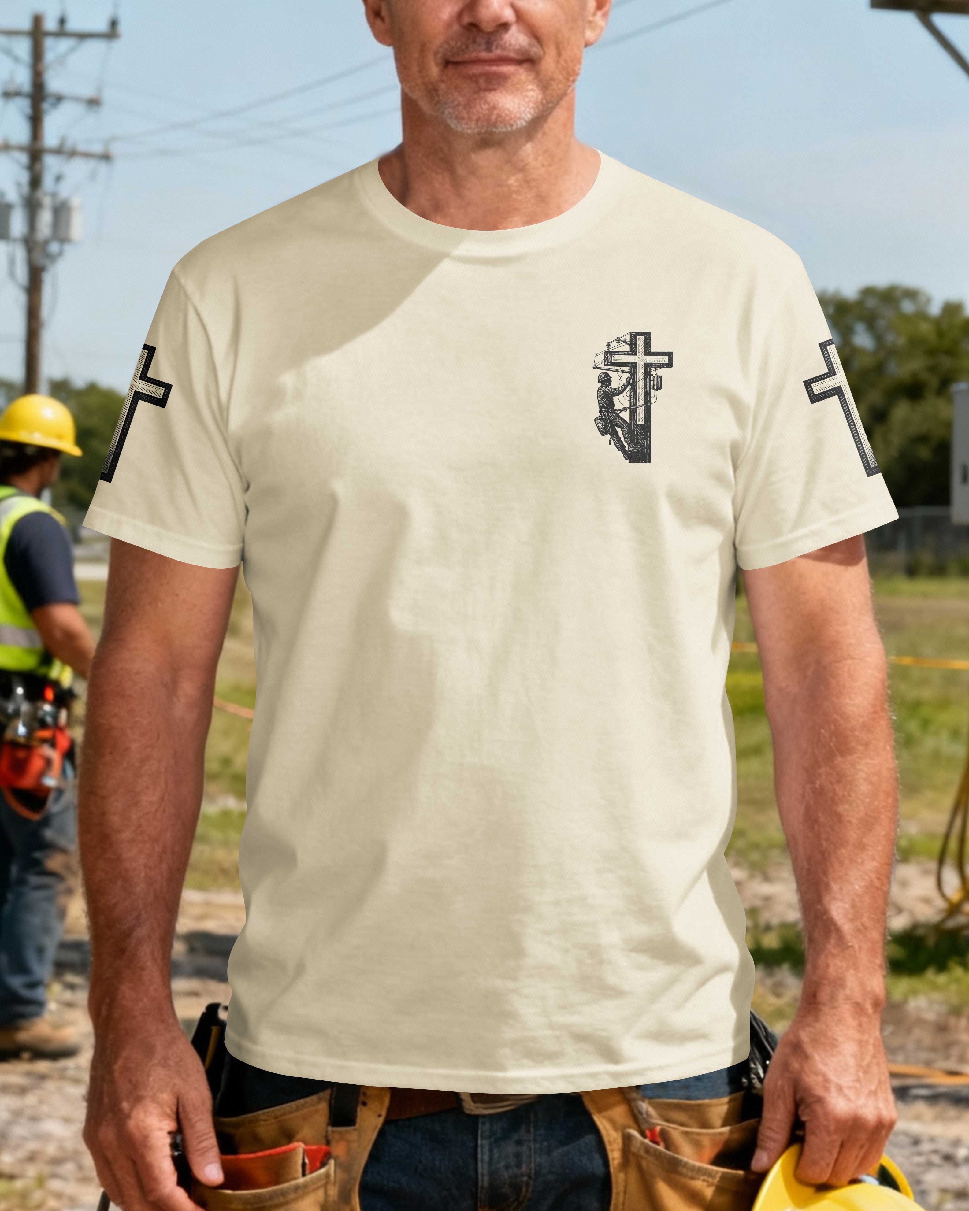 Lineman's Prayer Dear God Thank You For Blessing Us T-Shirt