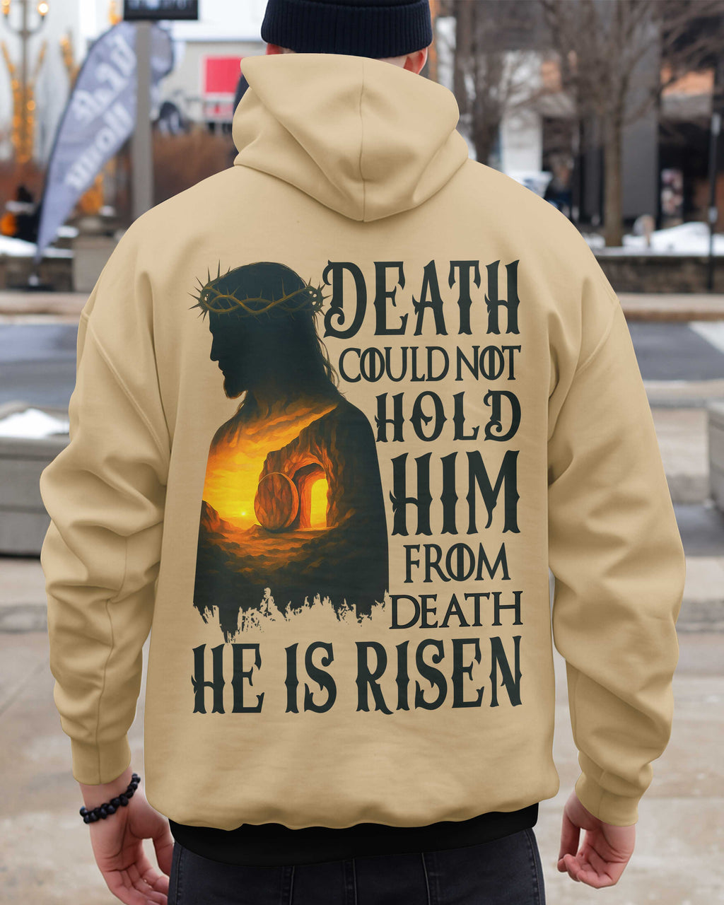 Death Could Not Hold Him From Death He Is Risen T-Shirt