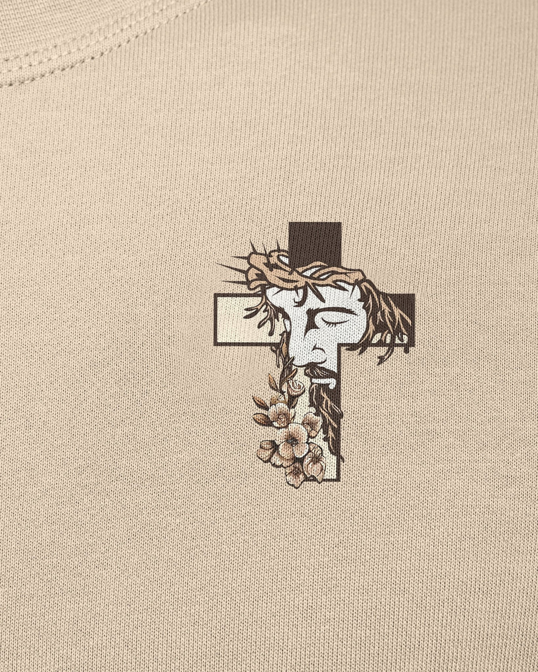 I Am His And He Is Mine All Over Print Sweater - Christ Color