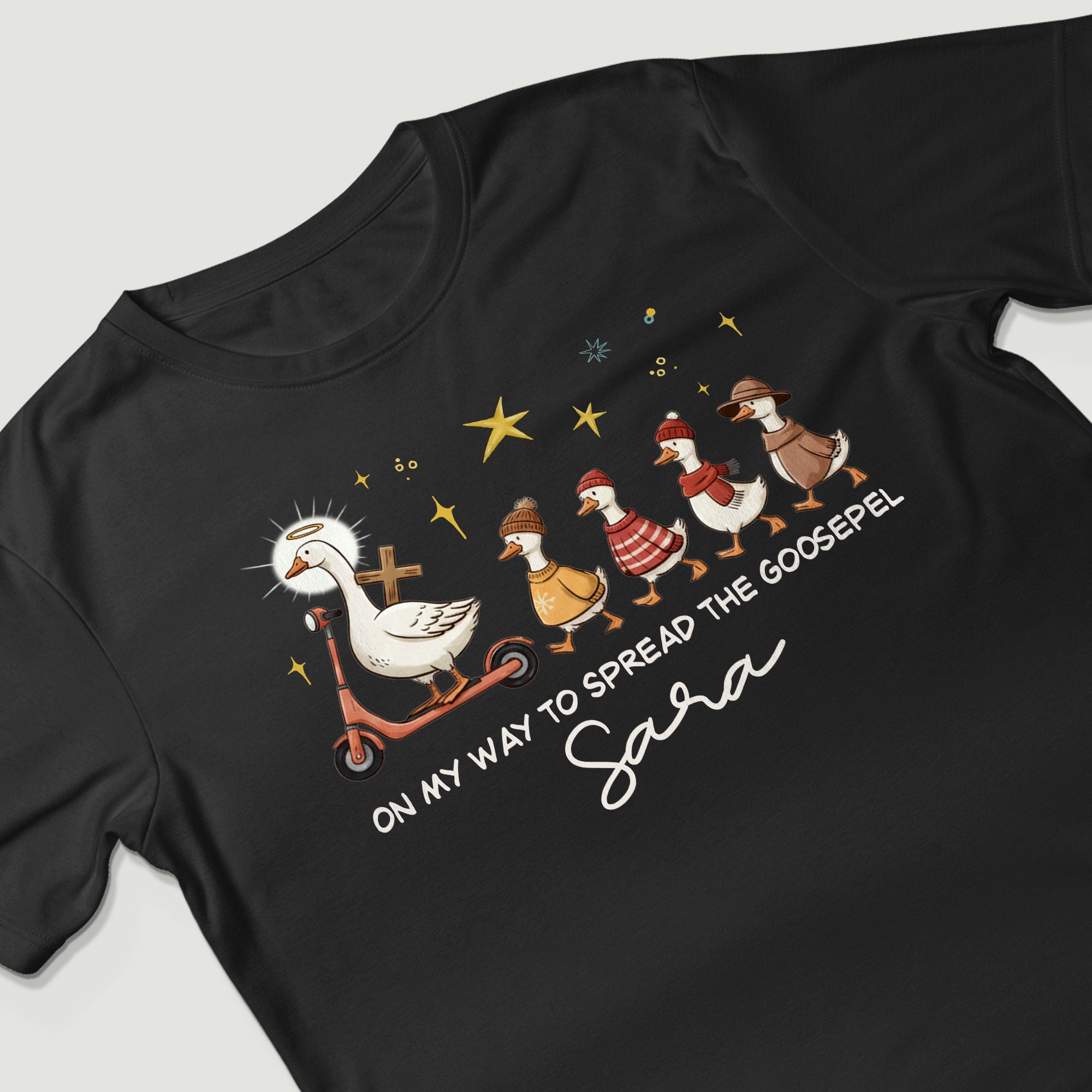 On My Way To Spread The Goosepel Sara T-Shirt