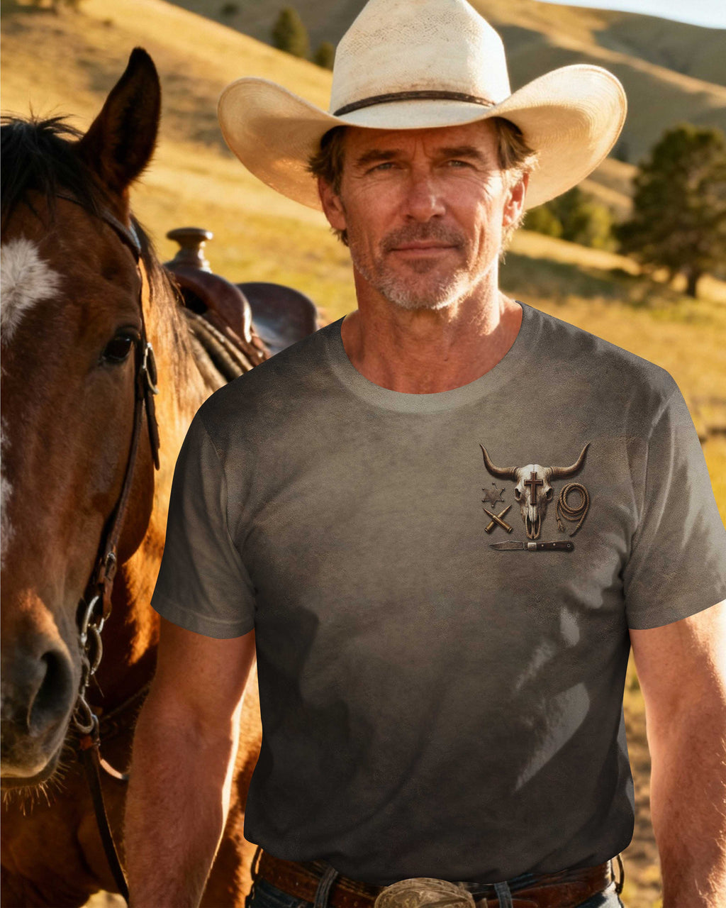 That's What I Do I Cowboy And I Believe In Jesus T-Shirt