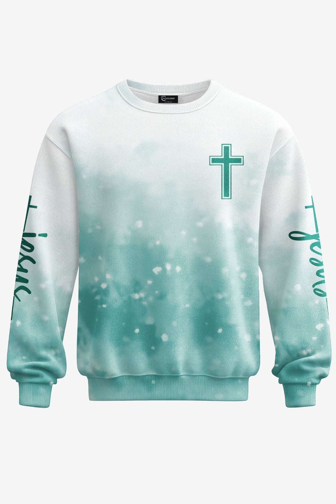 Jesus Is My Living Hope All Over Print Sweater - Christ Color