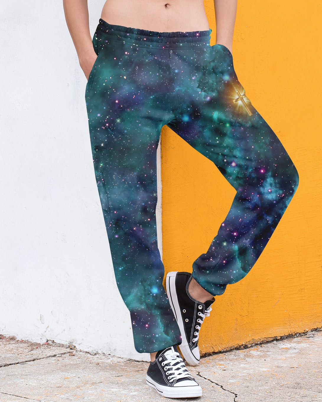 Whoever Drinks The Water I Give Them Will Never Thirst All Over Print Jogger Pants - Christ Color