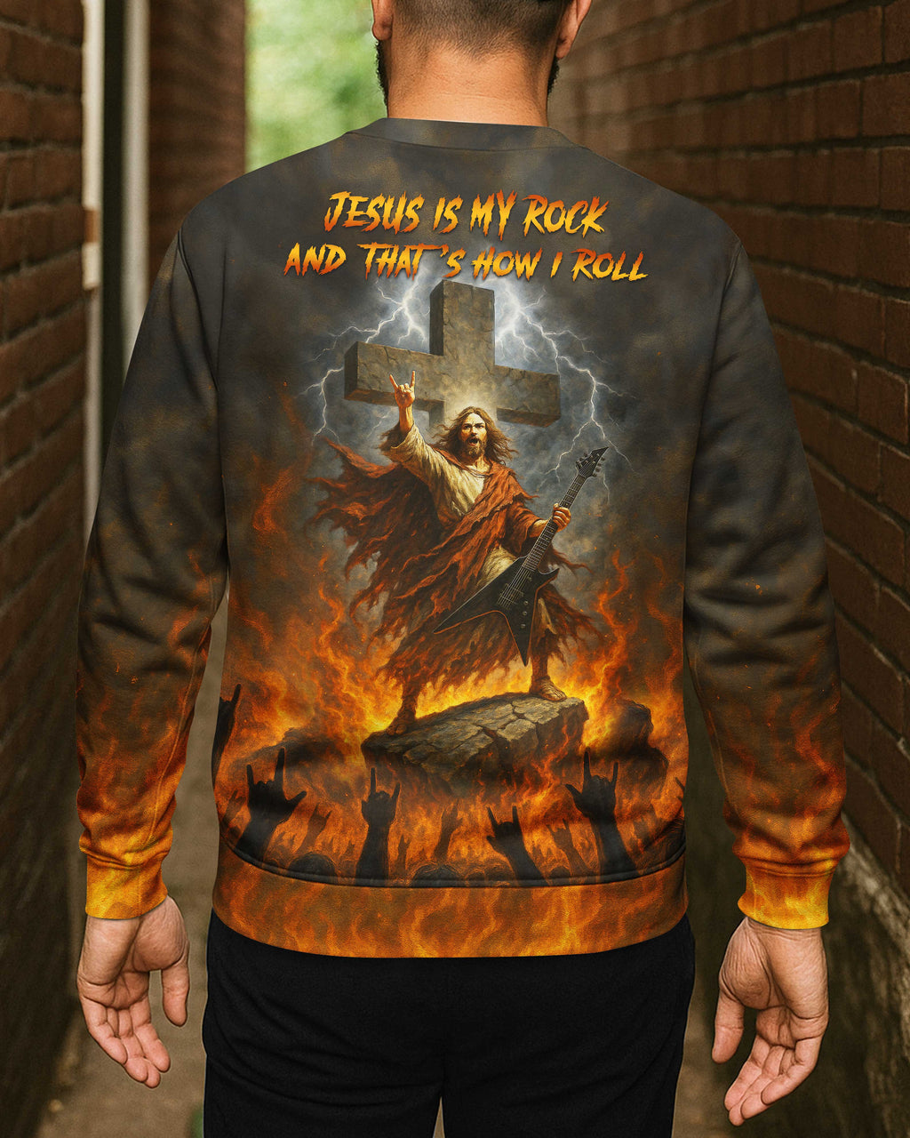 Jesus Is My Rock And That's How I Roll T-Shirt
