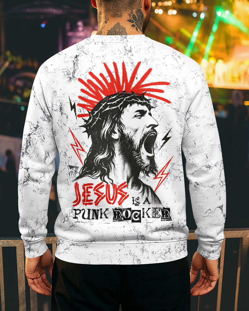 Jesus Is A Punk Rocker T-Shirt