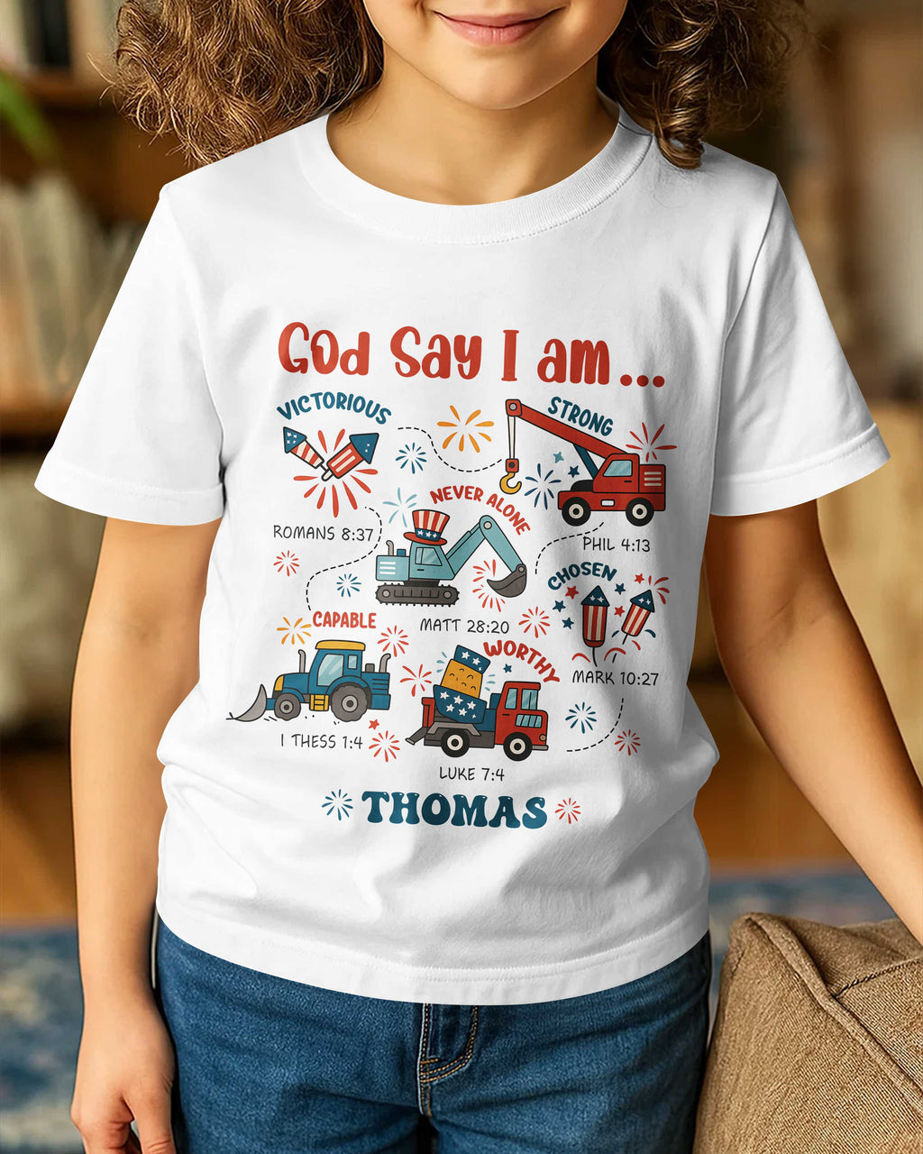 God Say I Am All Over Print T-Shirt Kid
