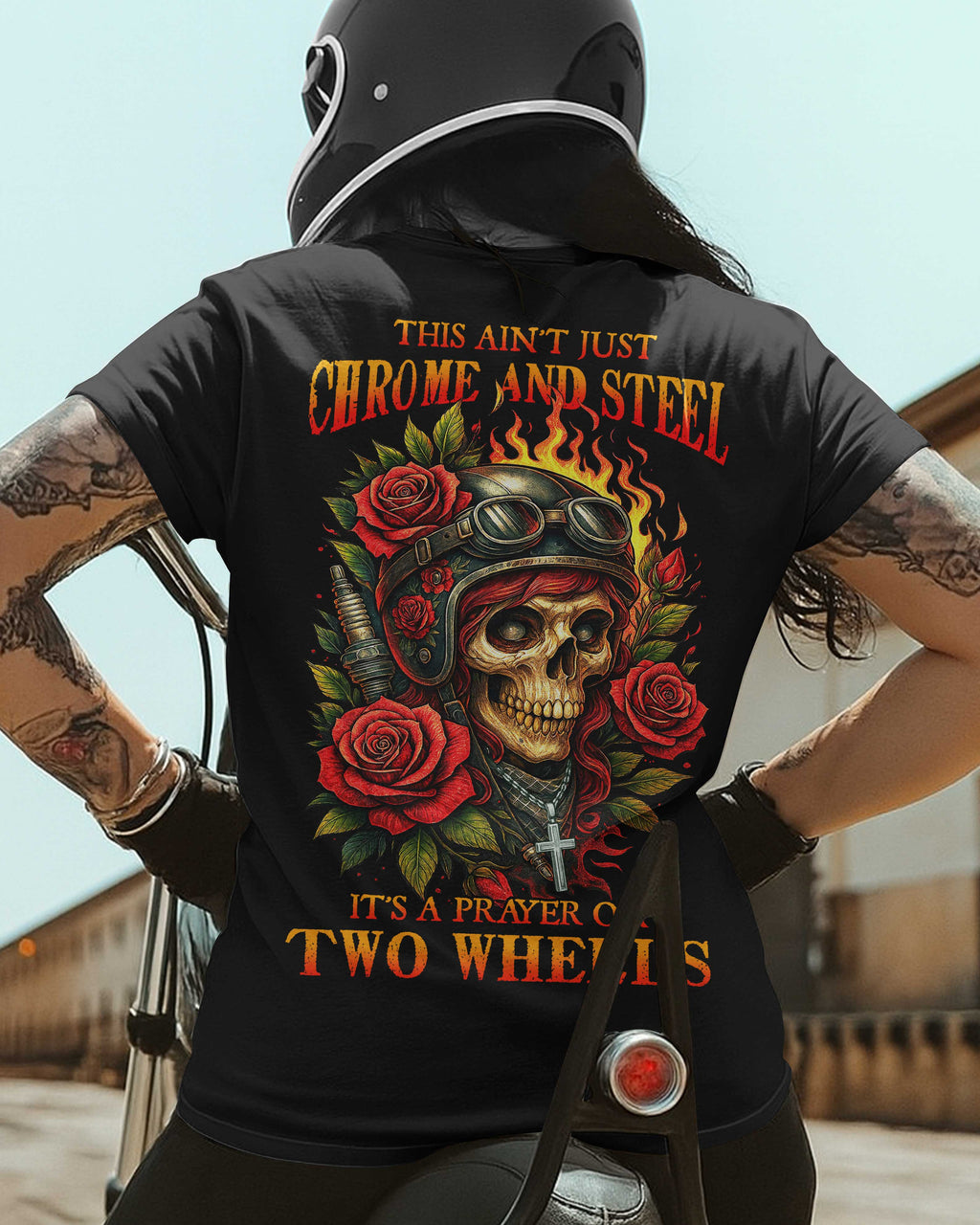 This Ain't Just Chrome And Steel All Over Print T-Shirt