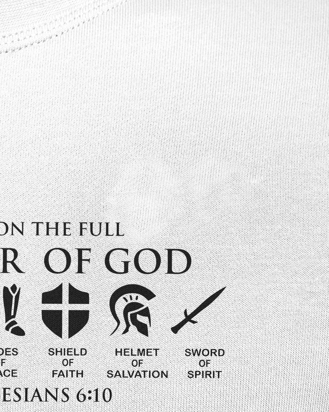 My Soul Is Protected By The Armor Of God All Over Print Sweater - Christ Color