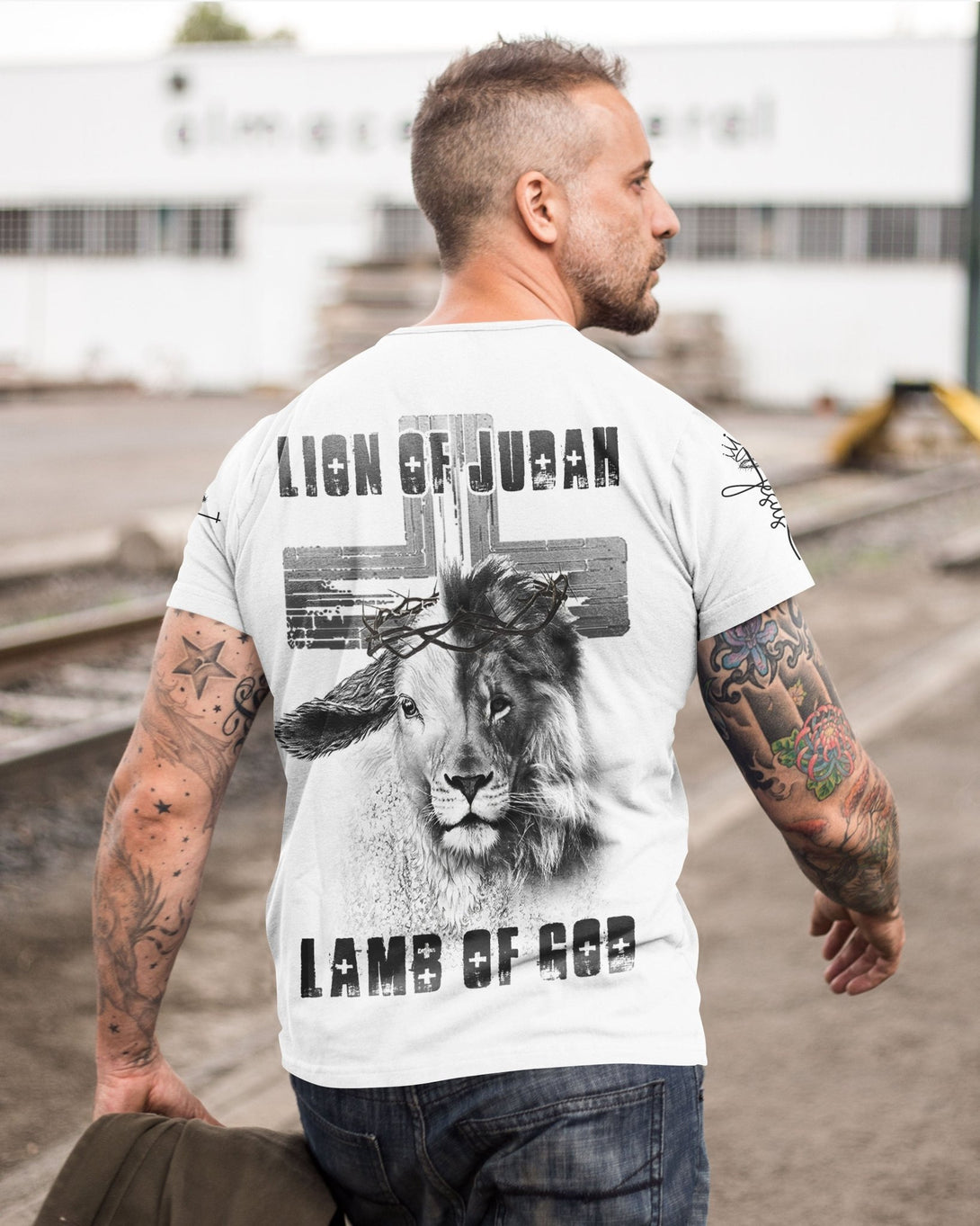 Lion Of Judah Lamb Of God All Over Print T-shirt - Christ Color