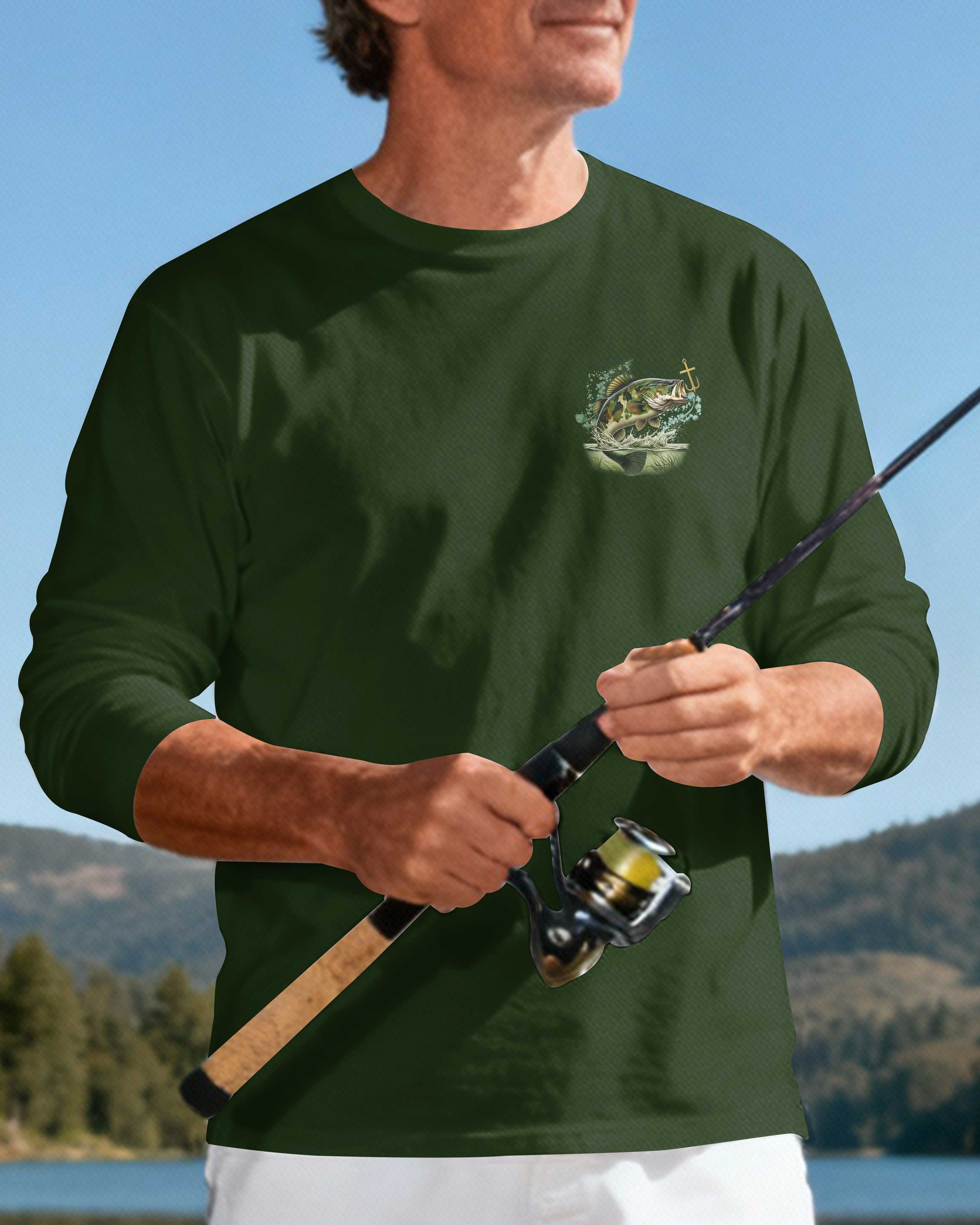 I Am A Simple Man I Like Fishing And Believe In Jesus Long Sleeves T-Shirt