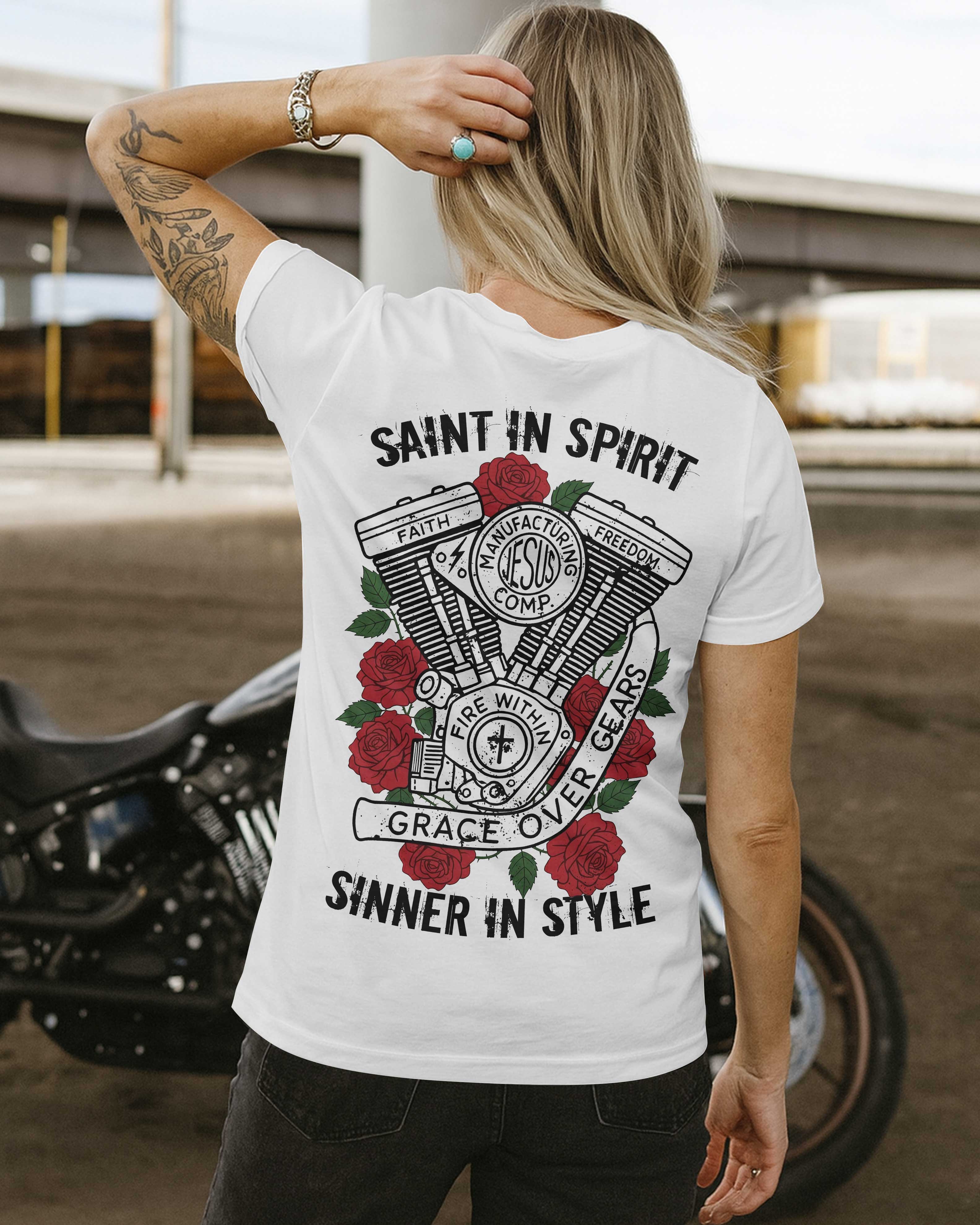 Saint In Spirit Sinner In Style T-Shirt