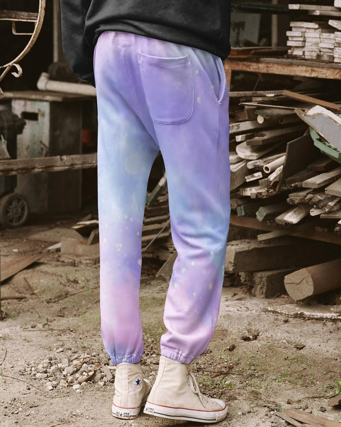 In God And The Power Of Prayer All Over Print Jogger Pants - Christ Color