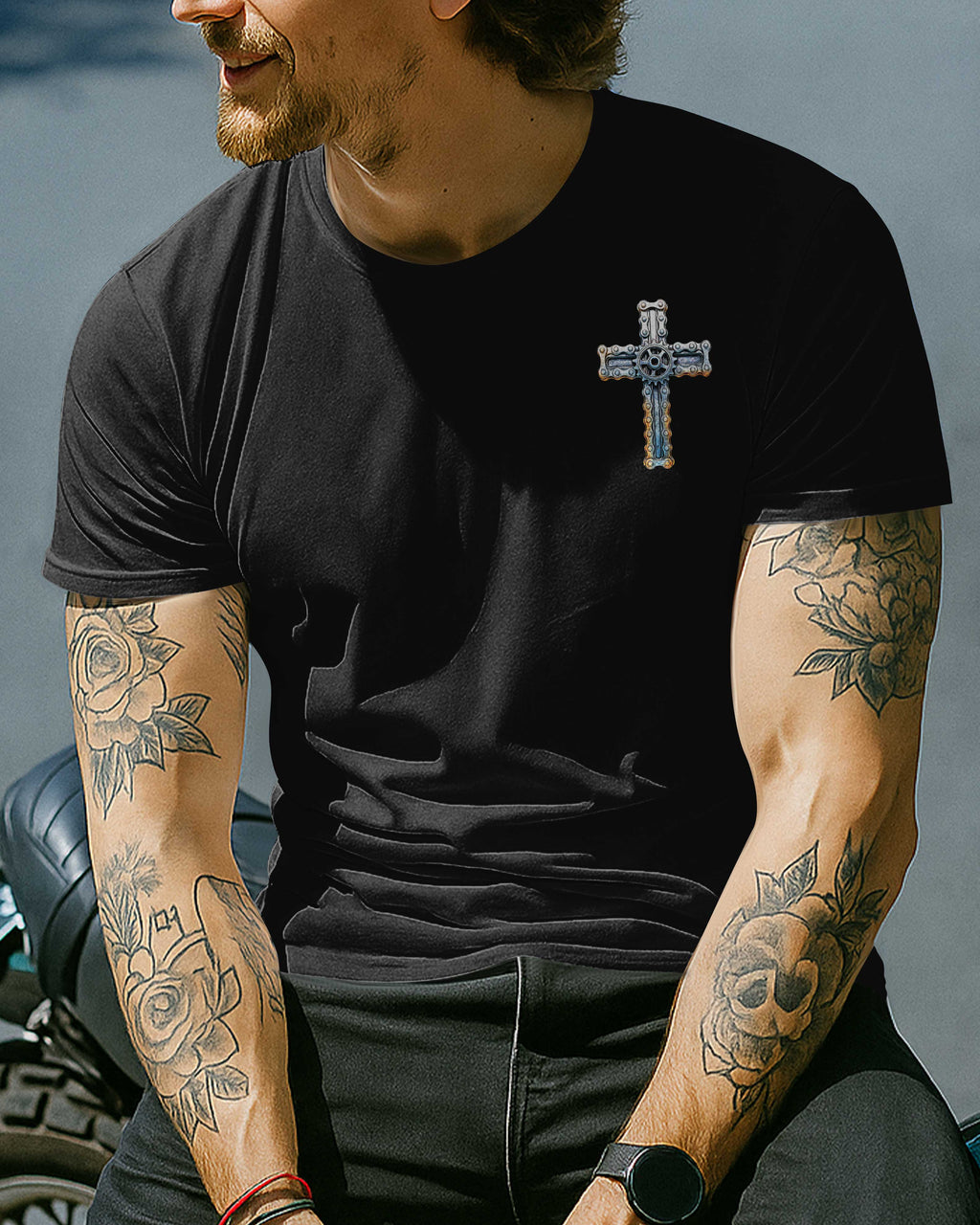 The Helmet Guards My Flesh All Over Print T-Shirt