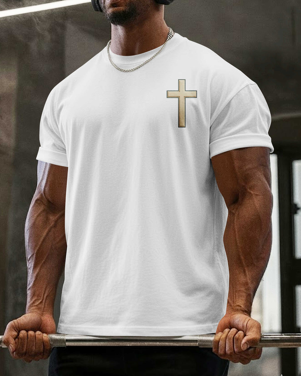 Lifted By Faith Powered By Grace All Over Print T-Shirt