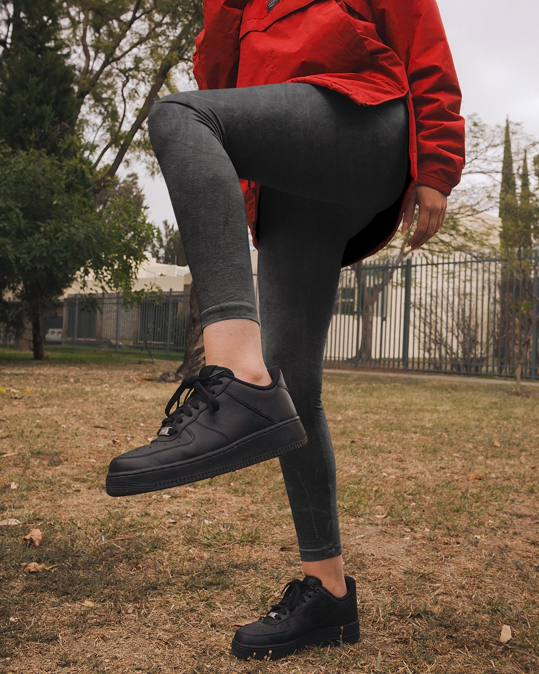 Let Your Faith Be Bigger Than Your Fear All Over Print Leggings - Christ Color