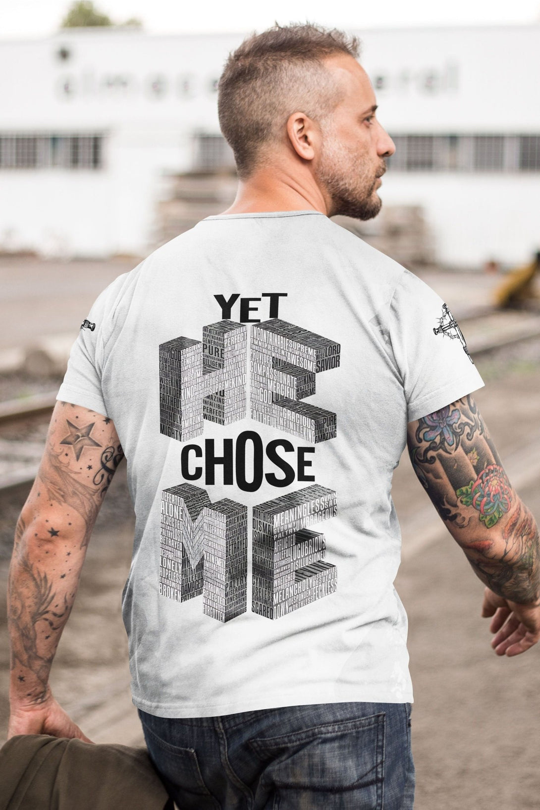 Yet He Chose Me All Over Print T-shirt - Christ Color