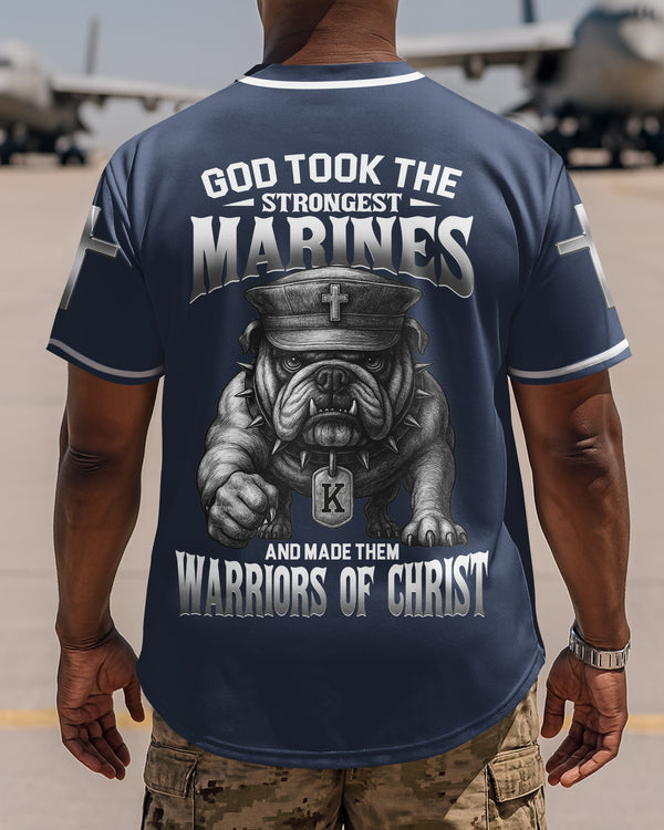 God Took The Strongest Marines And Made Them Warriors Of Christ Jersey