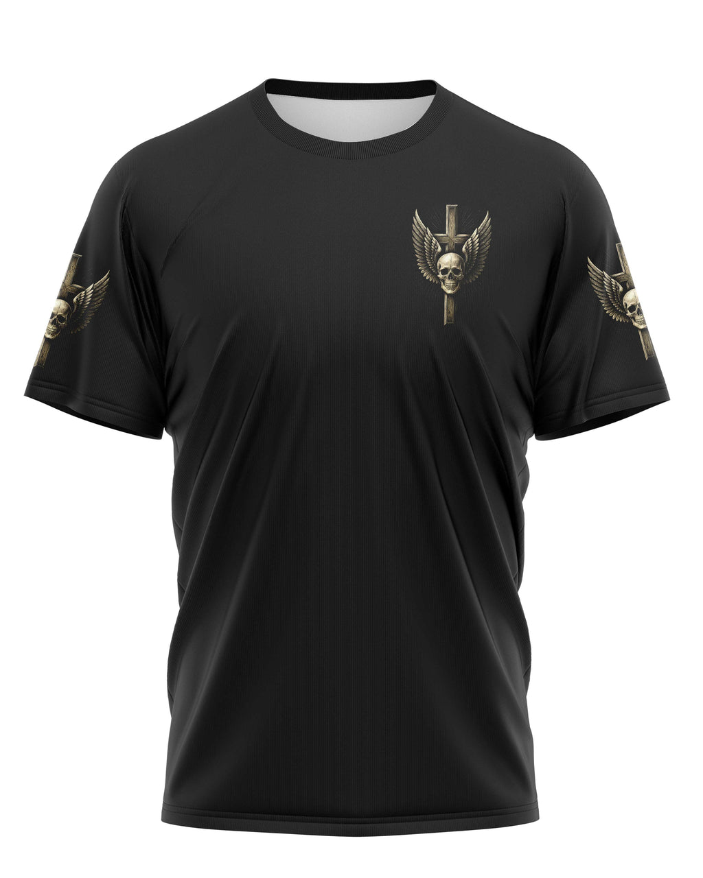 I Walk Through Hell With A Cross T-Shirt