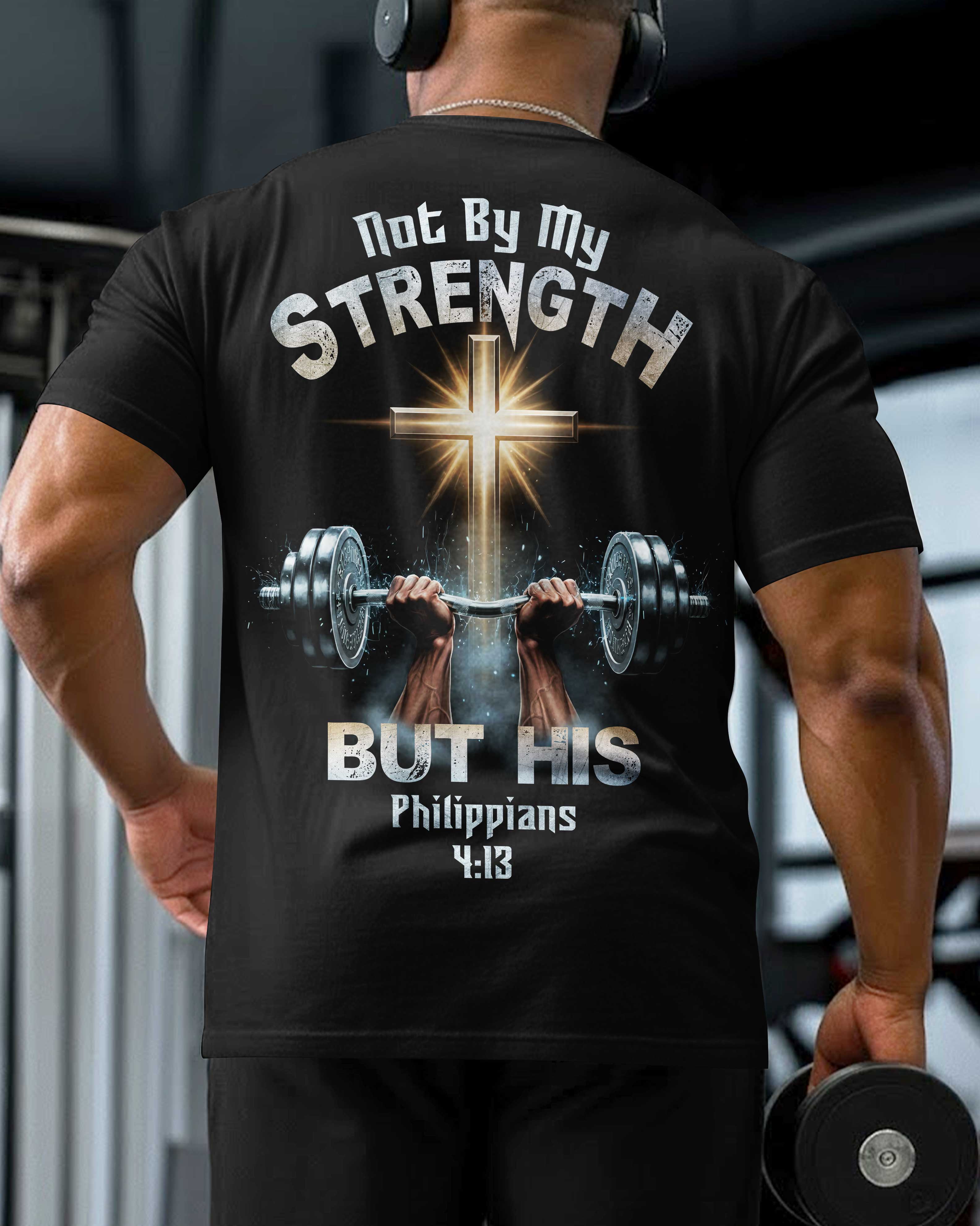 Not By My Strength But His All Over Print T-Shirt