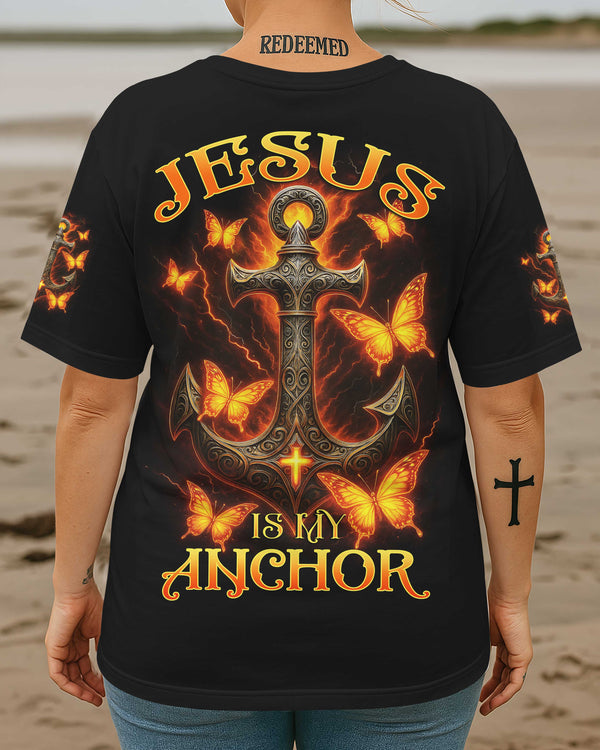 Jesus Is My Anchor All Over Print T-Shirt