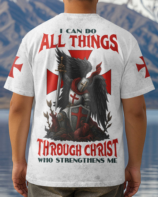 I Can Do All Things Through Christ Who Strengthens Me All Over Print T-Shirt