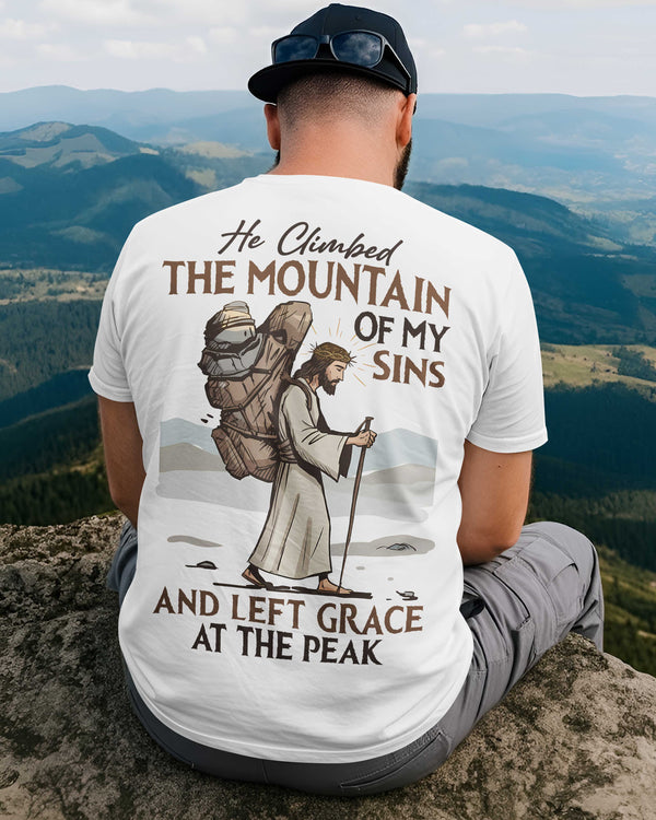 He Climbed The Mountain T-Shirt