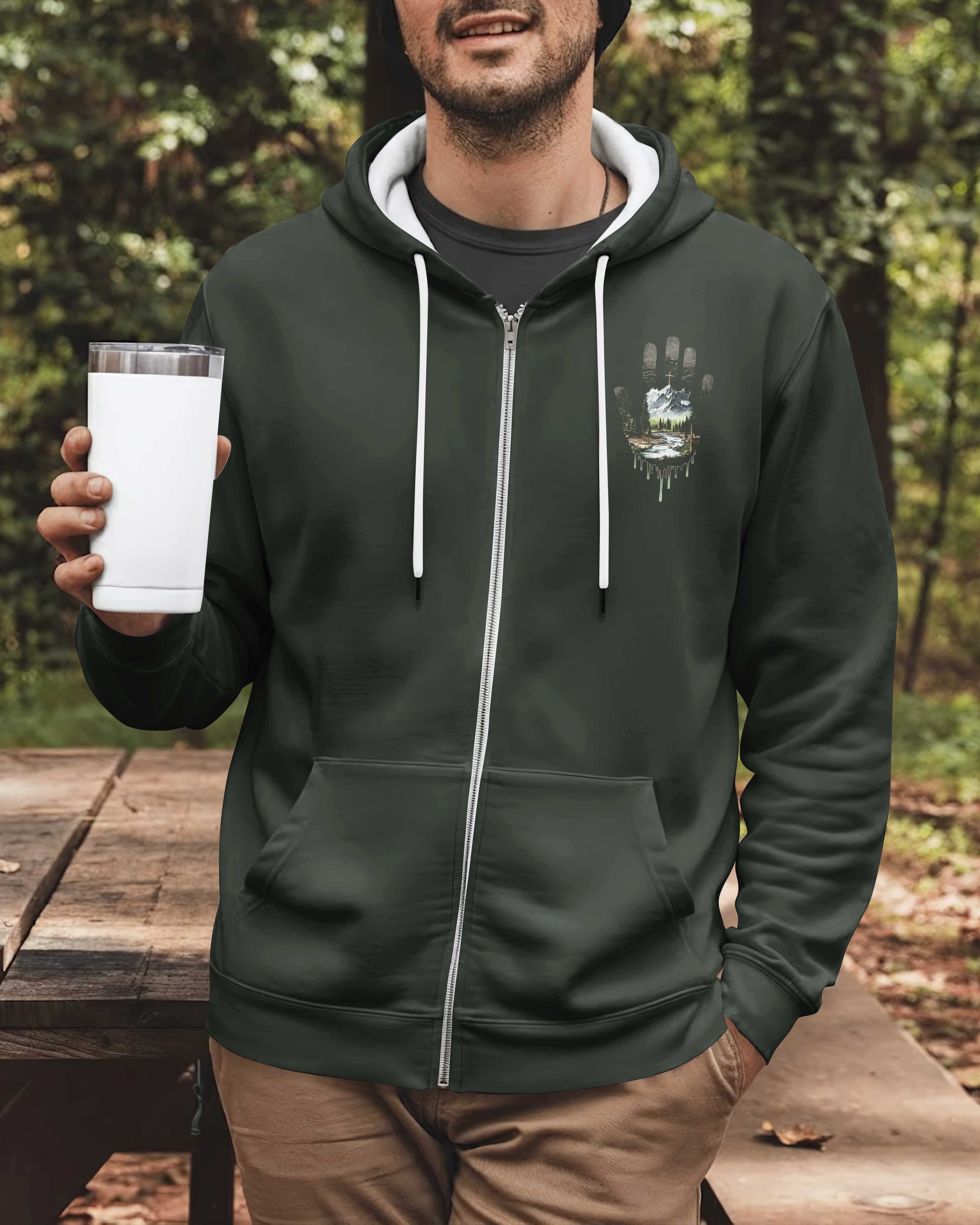 I'm A Hiker Of His Hills Zip Hoodie