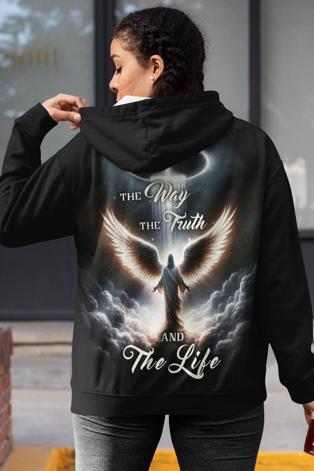 The Way The Truth And The Life All Over Print Hoodie - Christ Color