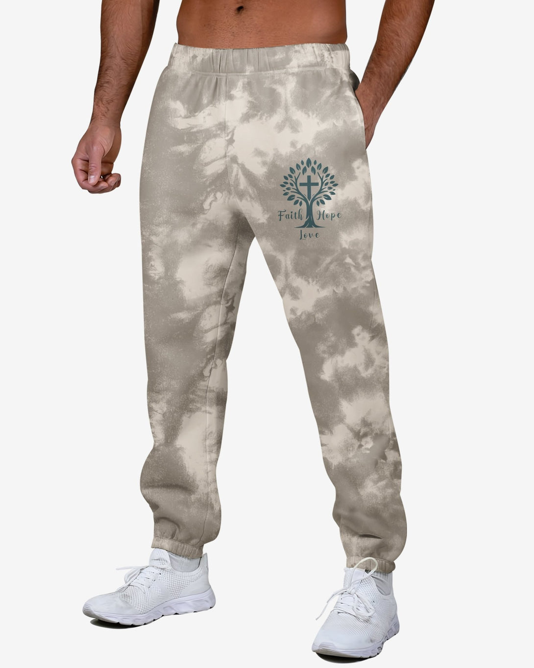 Rooted In Christ All Over Print Jogger Pants - Christ Color