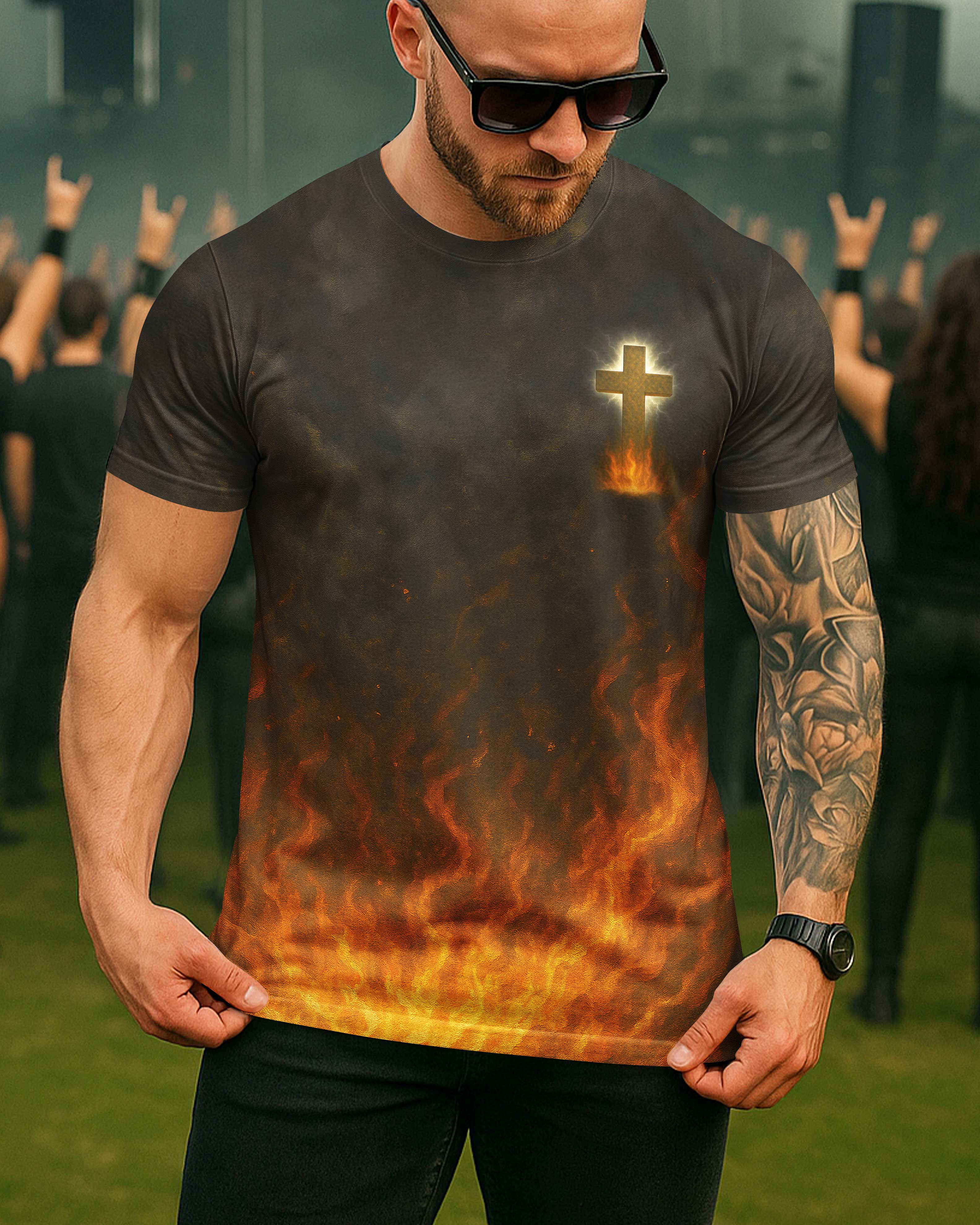 Jesus Is My Rock And That's How I Roll T-Shirt