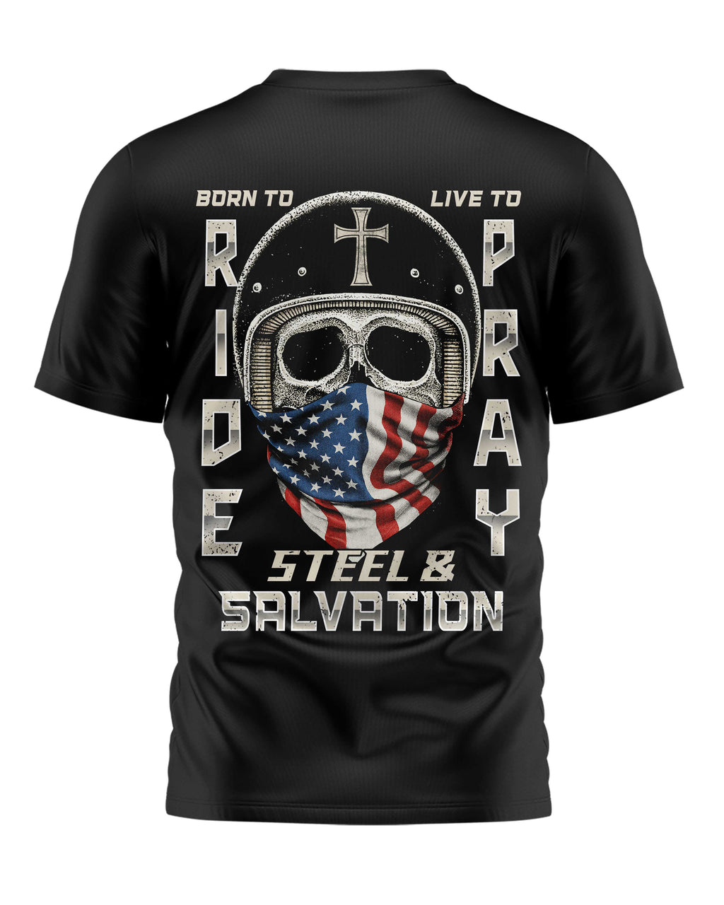 Born To Ride All Over Print T-Shirt
