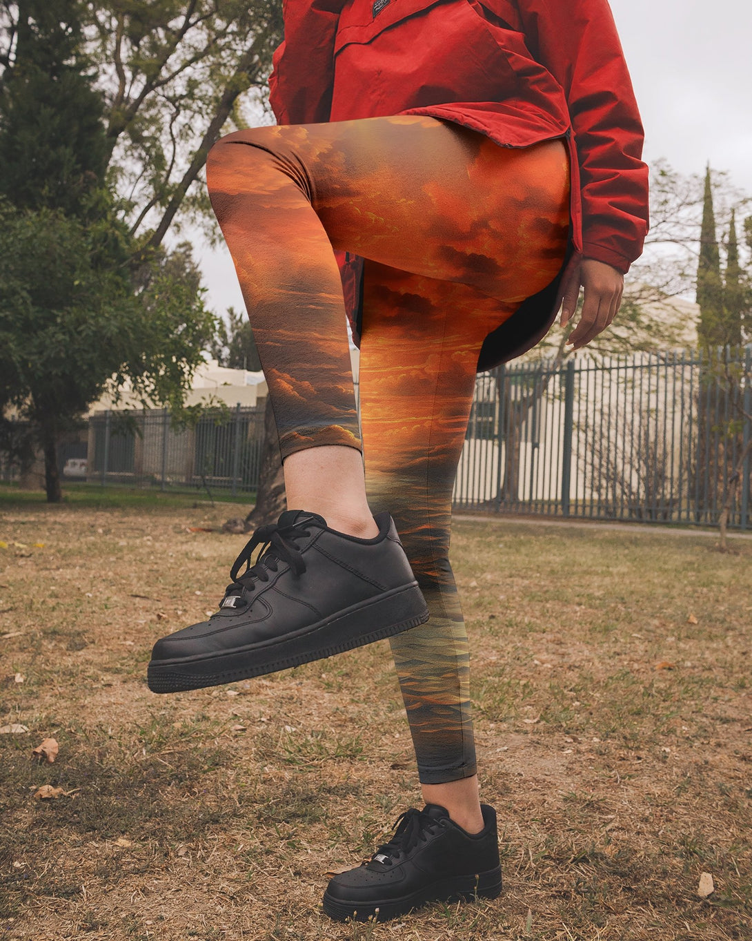 Trust In The Lord All Over Print Leggings - Christ Color