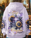 When God Steps In Miracles Happen T-Shirts