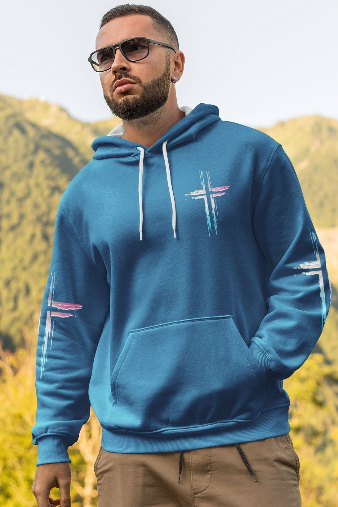 Unchanging In A Changing World All Over Print Hoodie - Christ Color