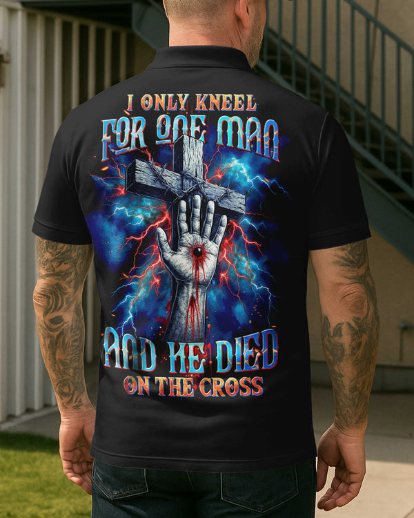 I Only Kneel For One Man All Over Print Polo Shirt