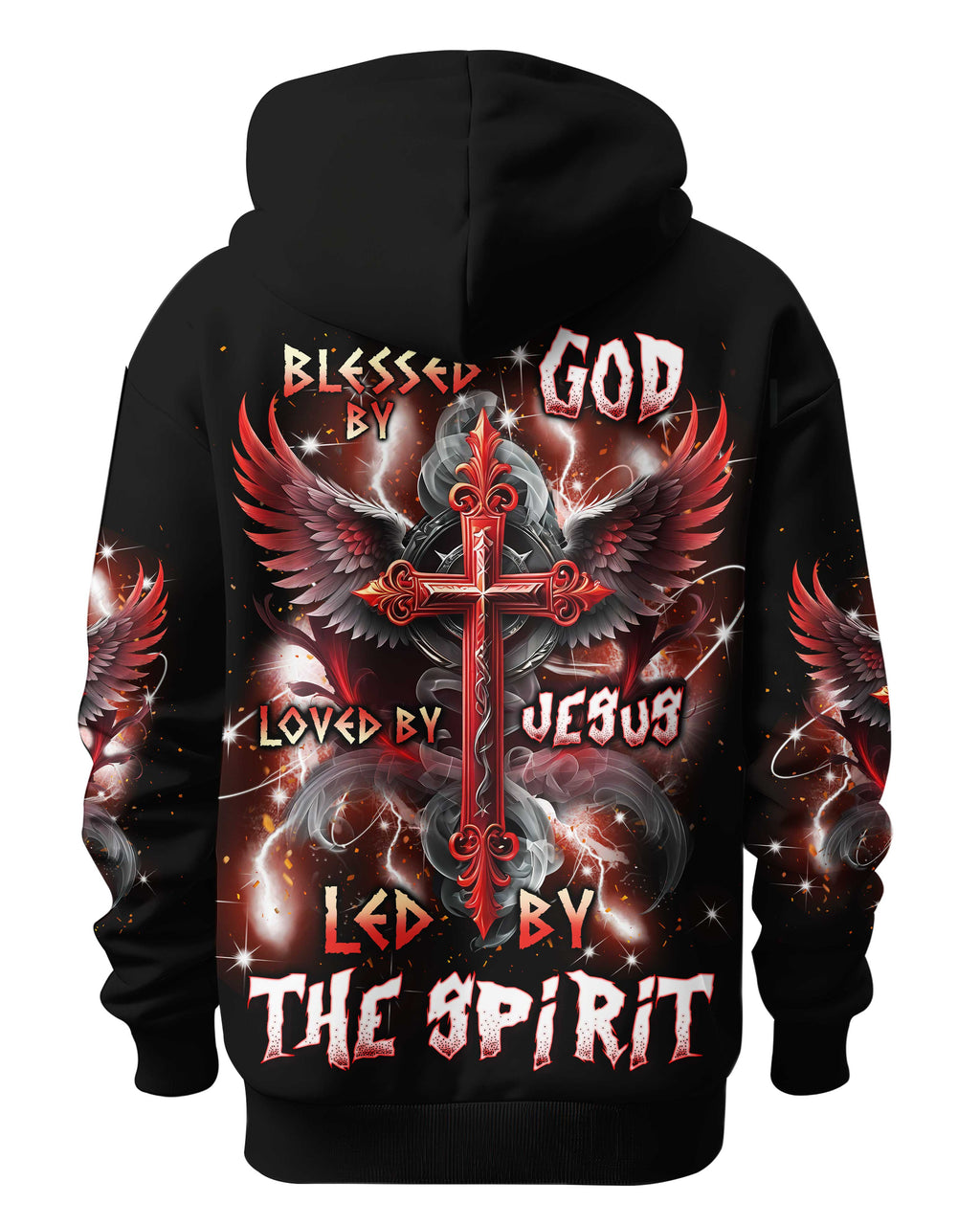 Blessed By God Loved By Jesus Led By The Spirit T-Shirt