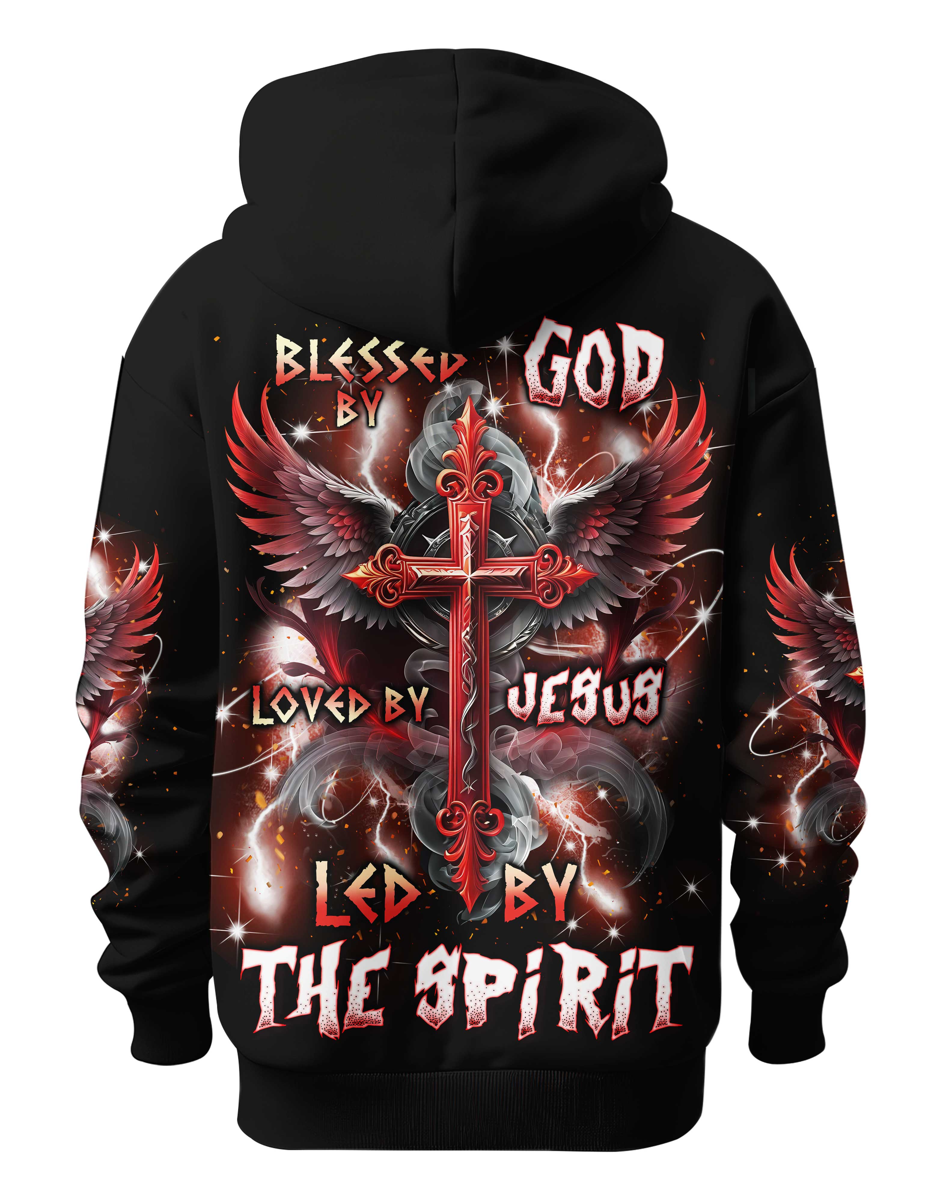Blessed By God Loved By Jesus Led By The Spirit T-Shirt