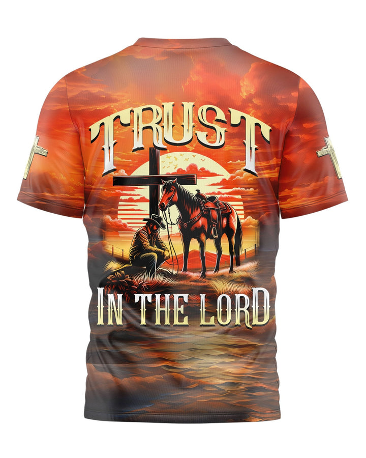 Trust In The Lord All Over Print T-shirt - Christ Color