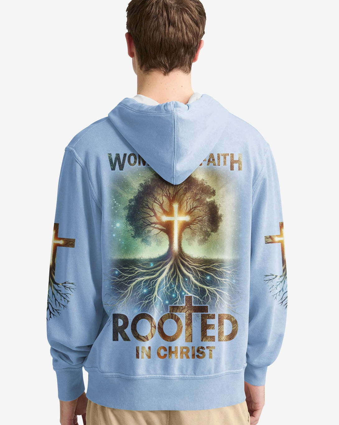 Woman Of Faith Rooted In Christ All Over Print Hoodie - Christ Color