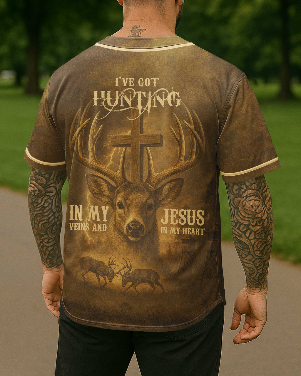 I've Got Hunting In My Veins And Jesus In My Heart Jersey