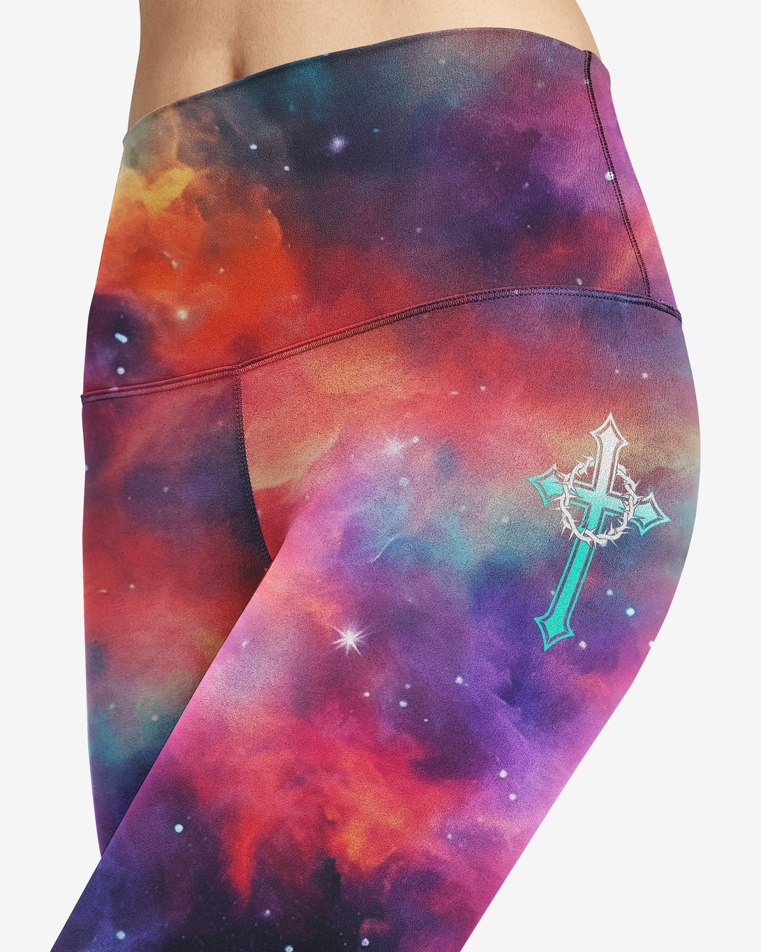 They Will Soar On Wings Like Eagles All Over Print Leggings - Christ Color
