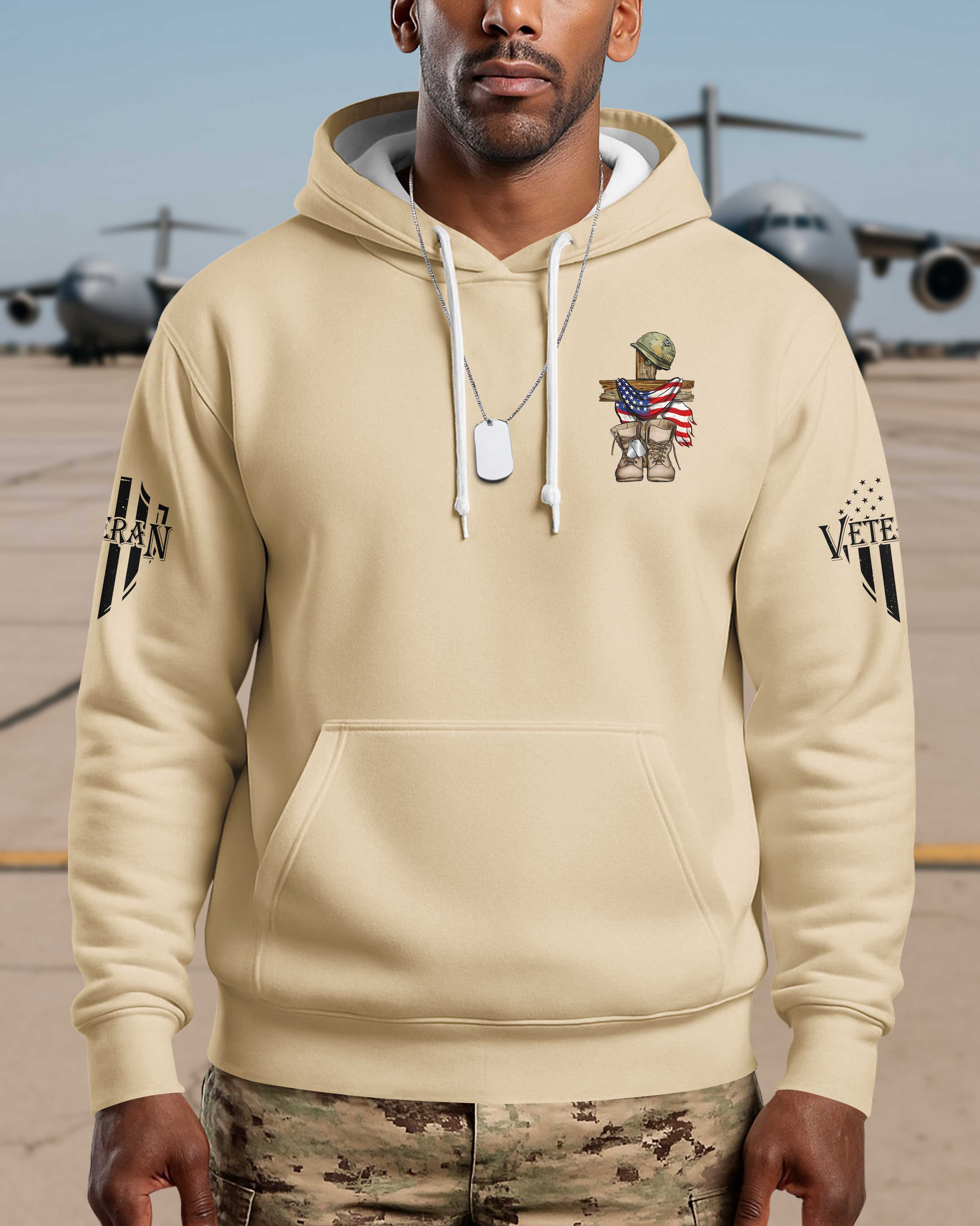 God Found Some Of The Strongest Americans And Made Them Veterans Hoodie