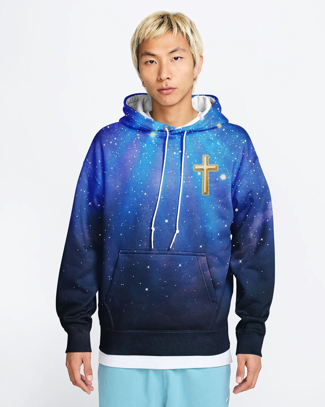 Faith Can Move Mountains All Over Print Hoodie - Christ Color