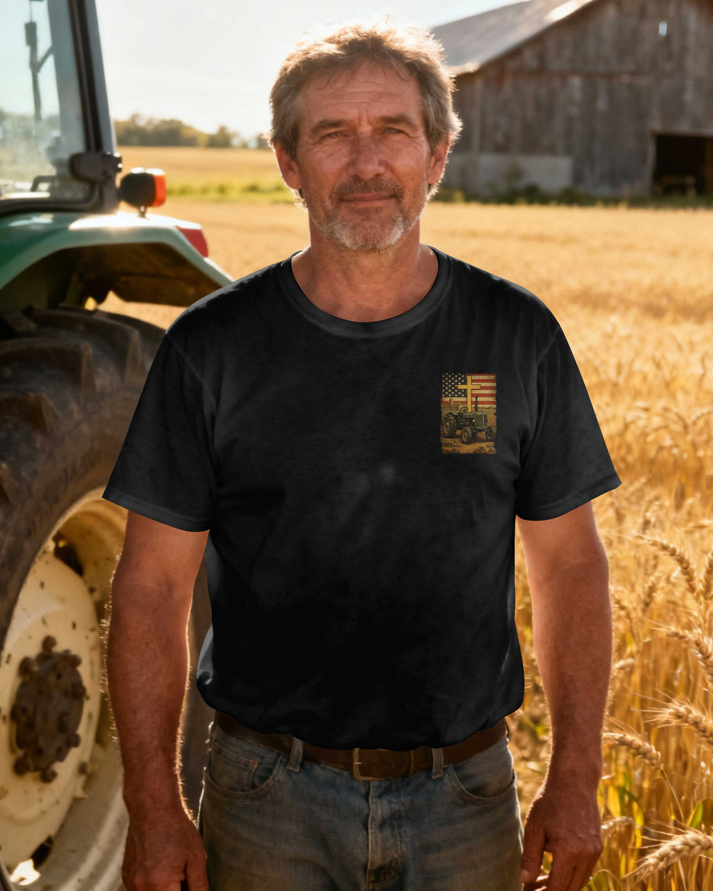 God Bless The American Farmer T-Shirt