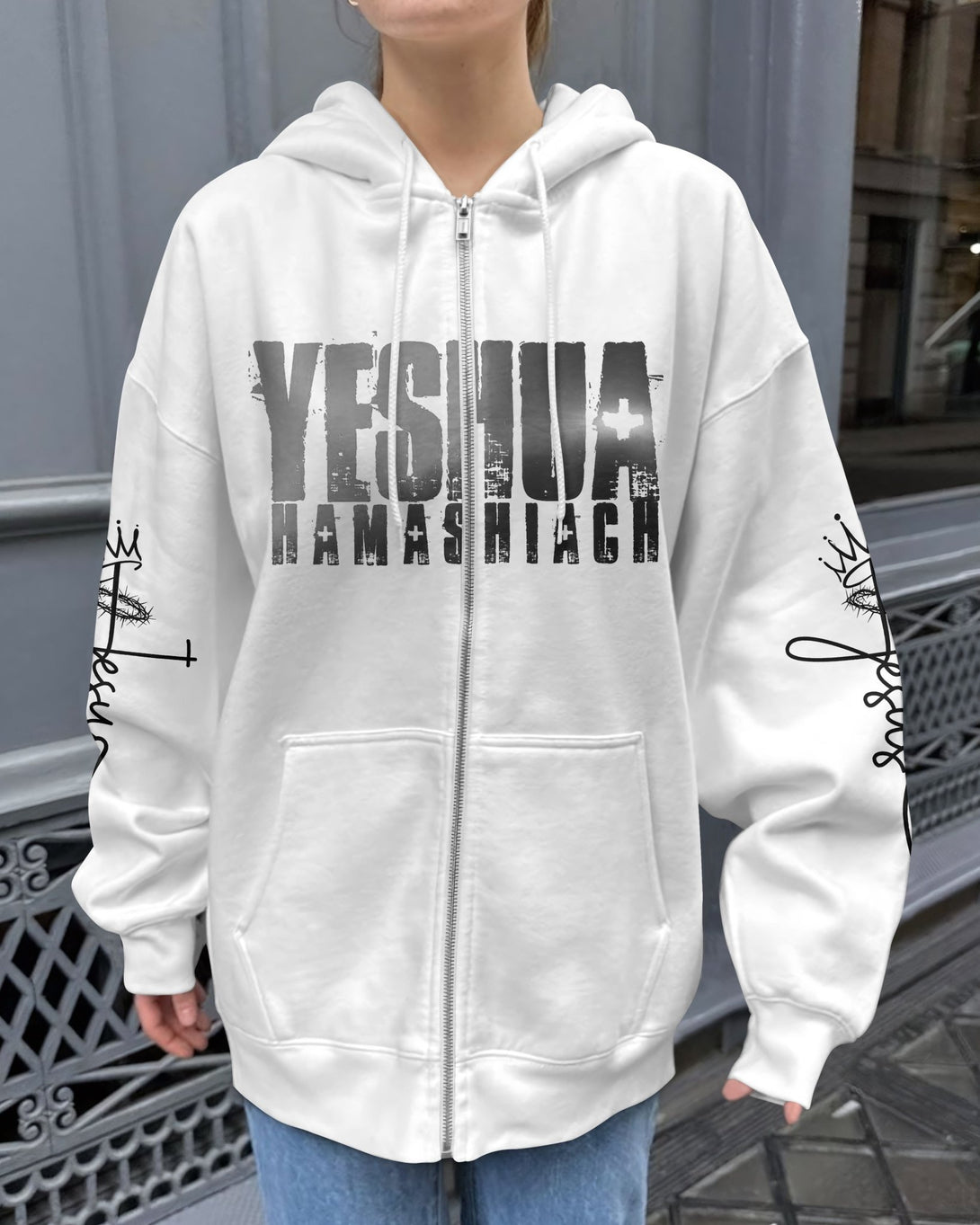 Lion Of Judah Lamb Of God All Over Print Zip Hoodie - Christ Color