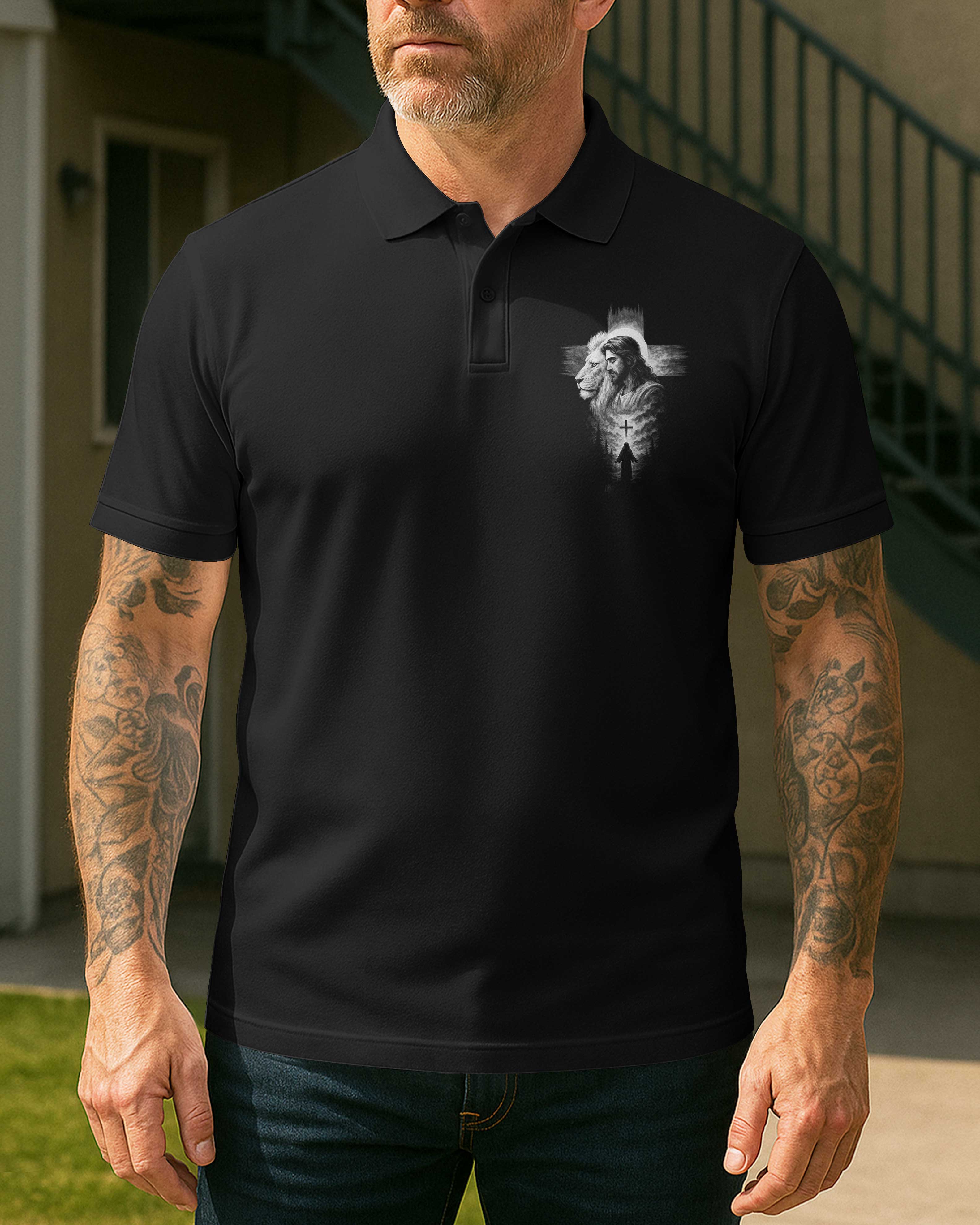 Man Of God Husband Dad Protector Hero T-Shirt