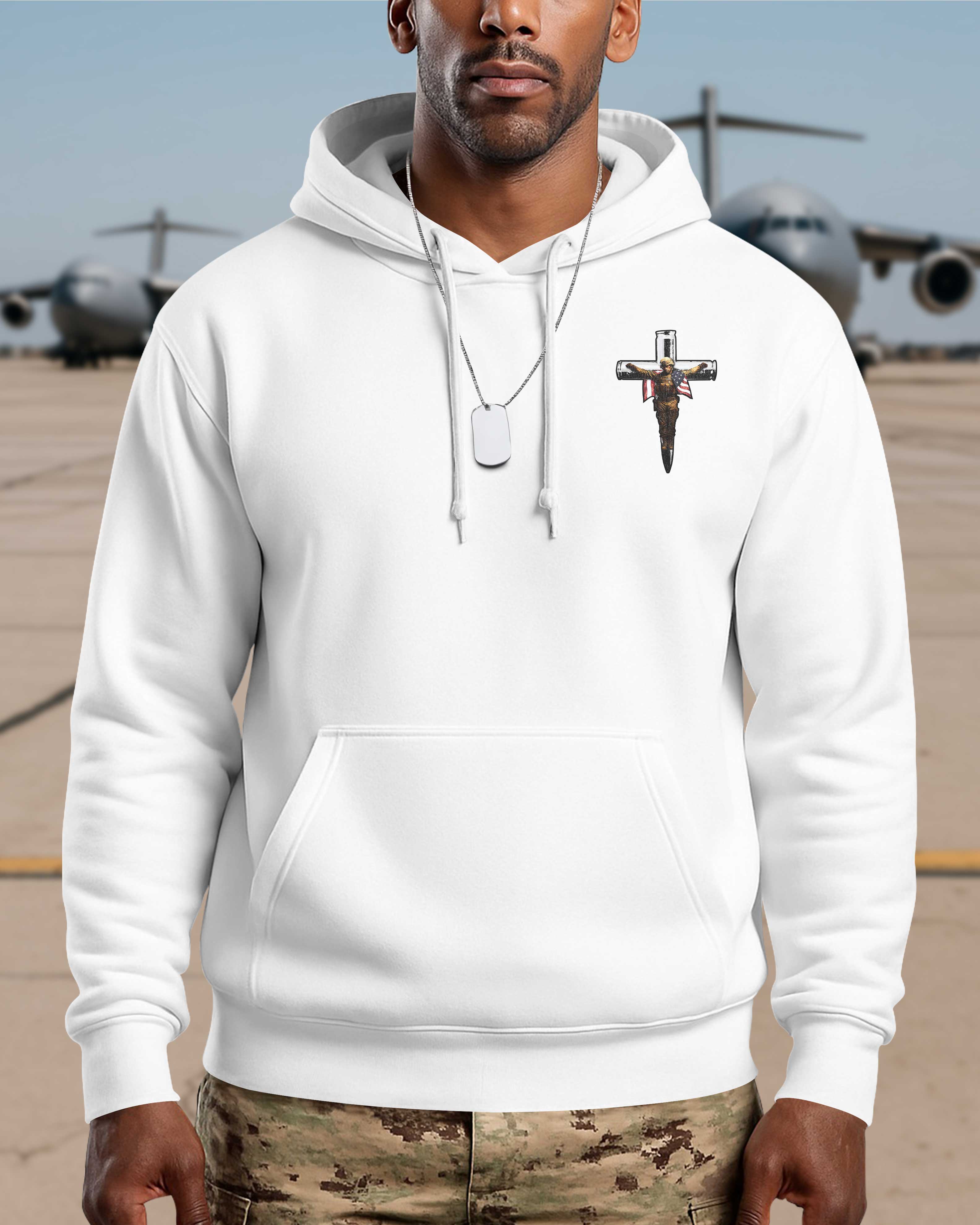 Bullets May Mark My Cross Hoodie
